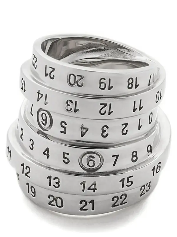 Logo ring MM6 MAISON MARGIELA Silver