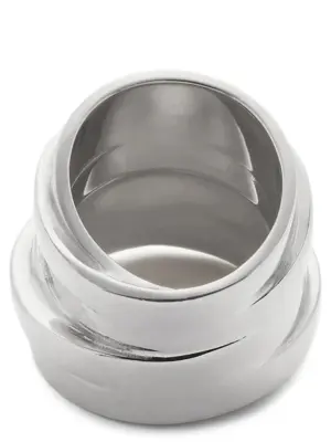 Logo ring SM6UQ0102P6627956 MM6 MAISON MARGIELA Silver