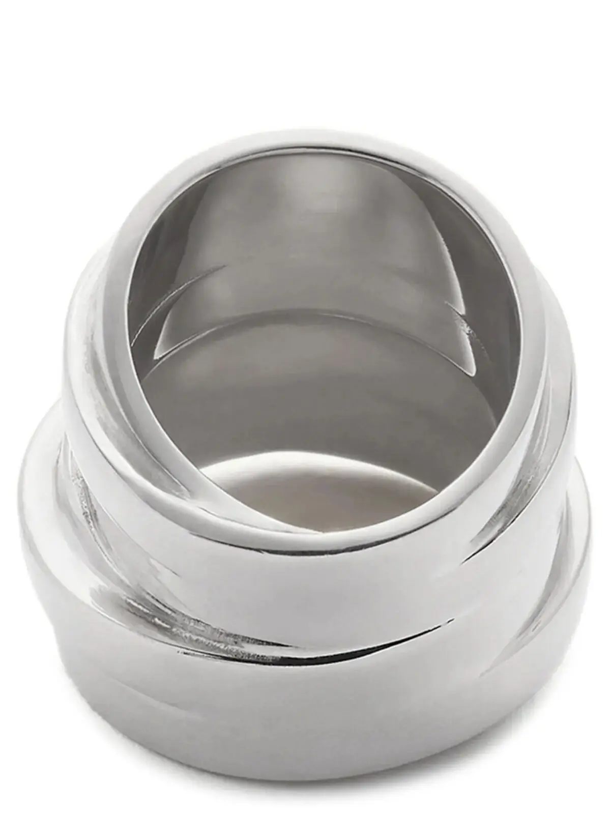 Кільце з логотипом Mm6 Maison Margiela Срібне 2 Logo ring SM6UQ0102P6627956 MM6 MAISON MARGIELA Silver