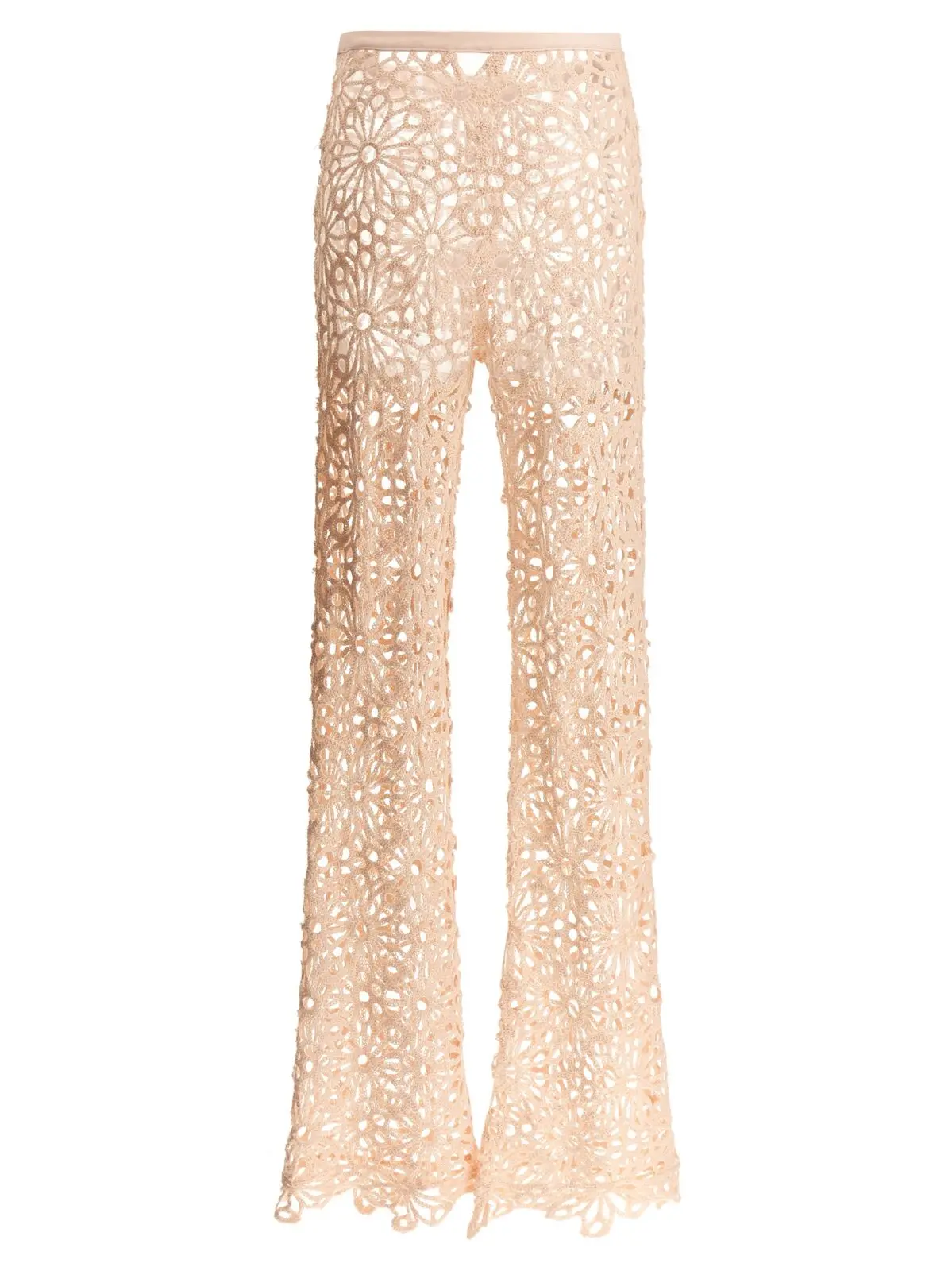 Штани Norma Kamali Crochet Рожеві 2 'Crochet' pants ST1257CRO51832 NORMA KAMALI Pink