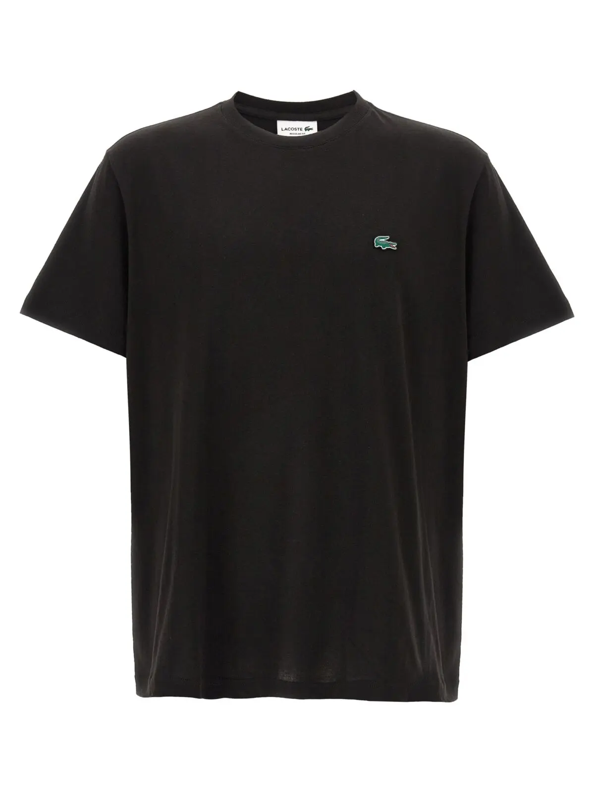 Футболка Lacoste з нашивкою логотипу Чорна 1 Logo patch t-shirt LACOSTE Black