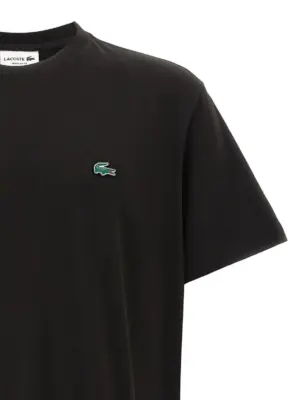 Logo patch t-shirt Man LACOSTE Black