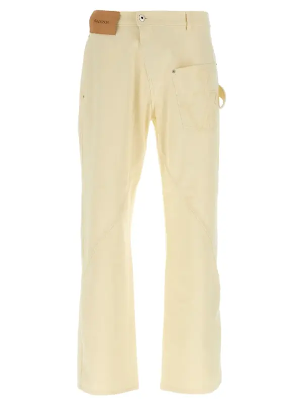 'Twisted workwear' pants J.W.ANDERSON Yellow