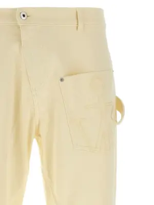 'Twisted workwear' pants Man J.W.ANDERSON Yellow
