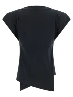 'Sebani' T-shirt TS0097FAA1N41I01BK ISABEL MARANT Black