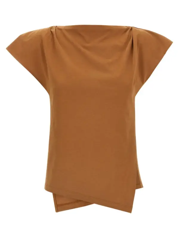 'Sebani' T-shirt ISABEL MARANT Brown