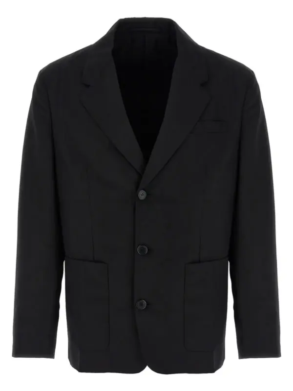 Single-breasted blazer PRADA Black