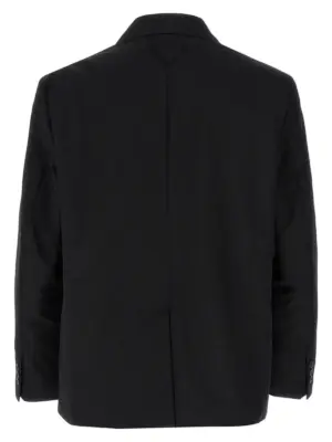 Single-breasted blazer UGM334SOOO13L5F0002 PRADA Black