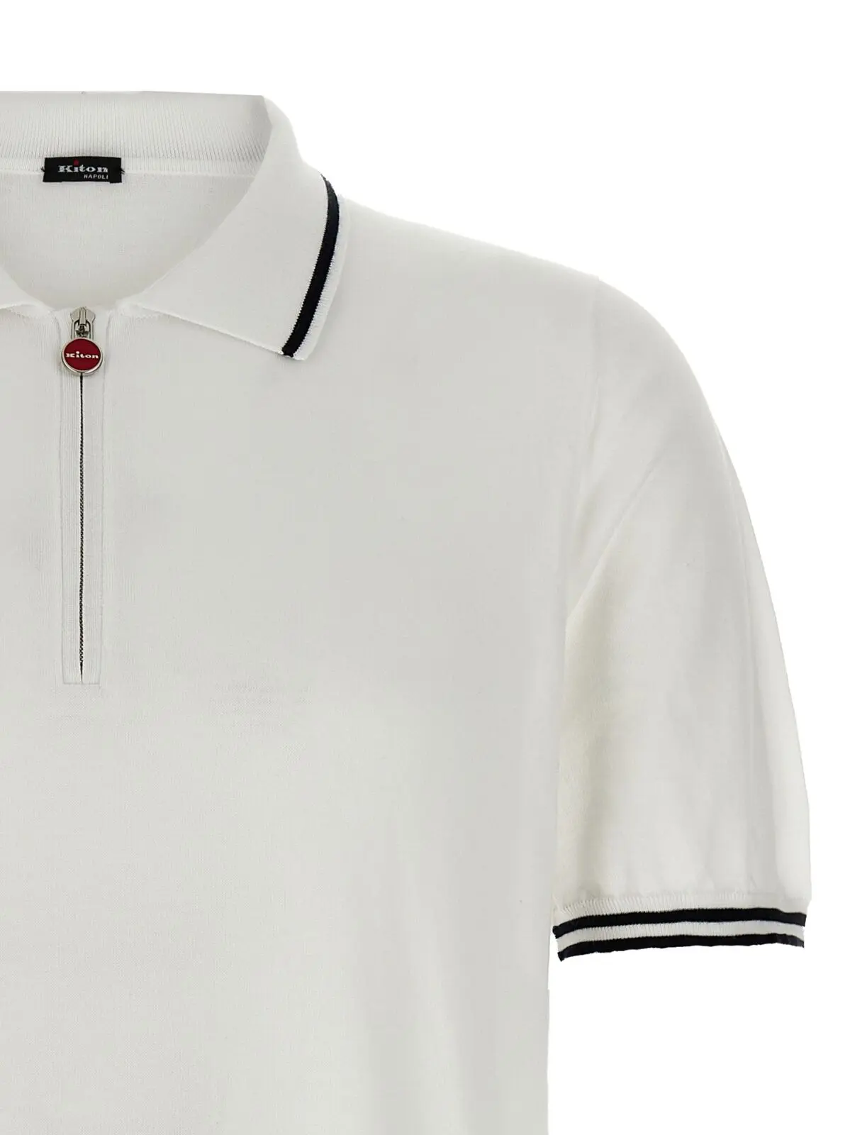 Поло Kiton Ciro Біле 3 'Ciro' polo shirt Man KITON White