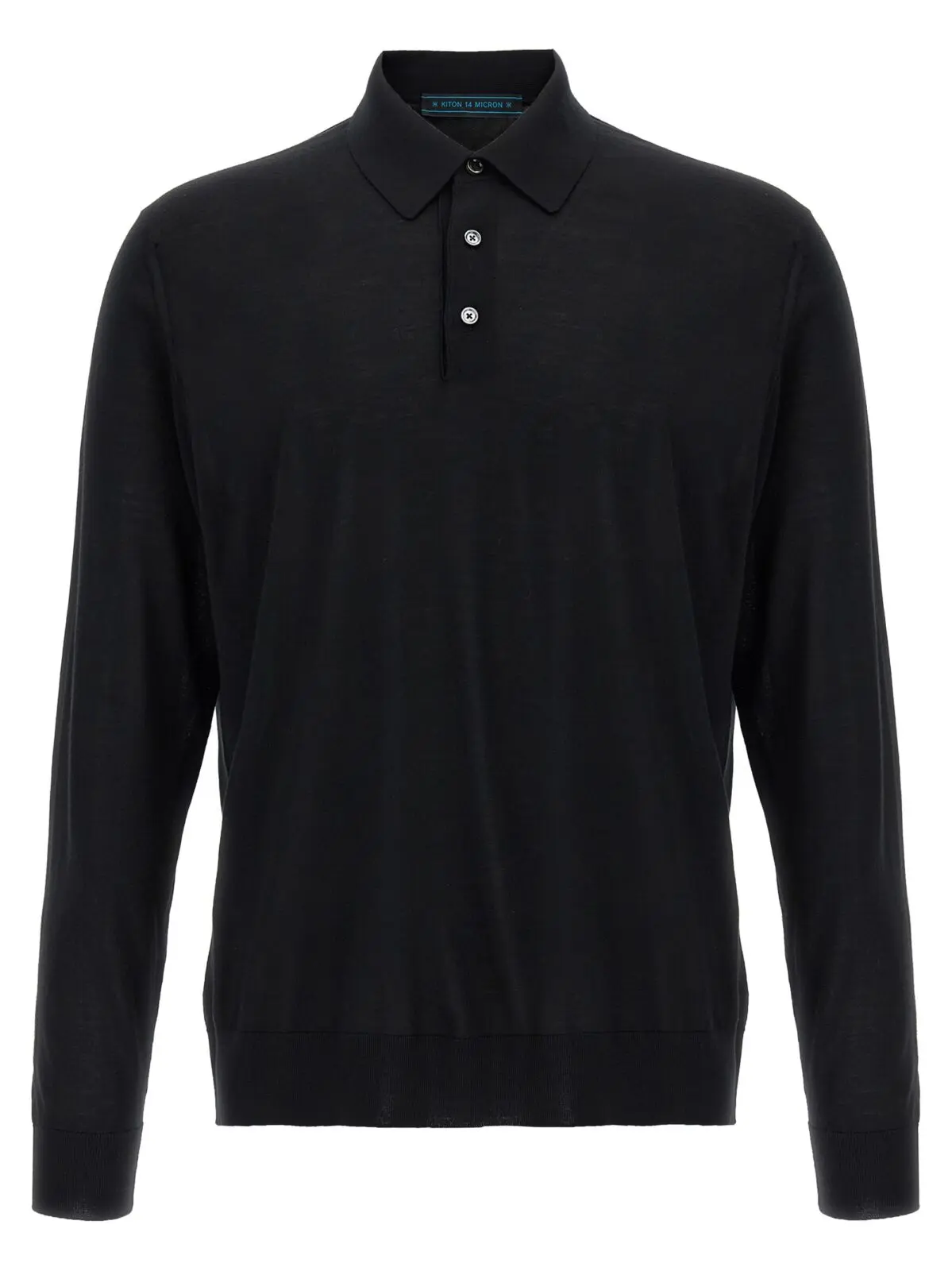 Поло Kiton Ciro Чорне 1 'Ciro' polo shirt KITON Black