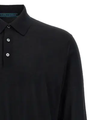 'Ciro' polo shirt Man KITON Black