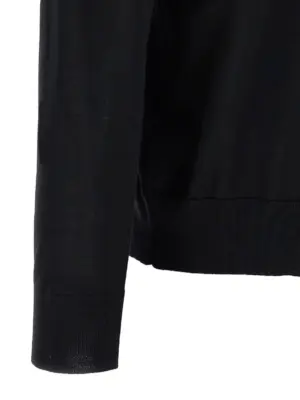 'Ciro' polo shirt 100% wool KITON Black