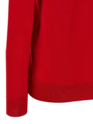 Cashmere and silk polo shirt 70% cachemire 30% silk BRIONI Red