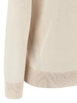 Cashmere and silk polo shirt 70% cachemire 30% silk BRIONI Beige