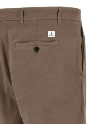 'Gin' pants 57% linen 42% cotton 1% elastane DEPARTMENT 5 Brown