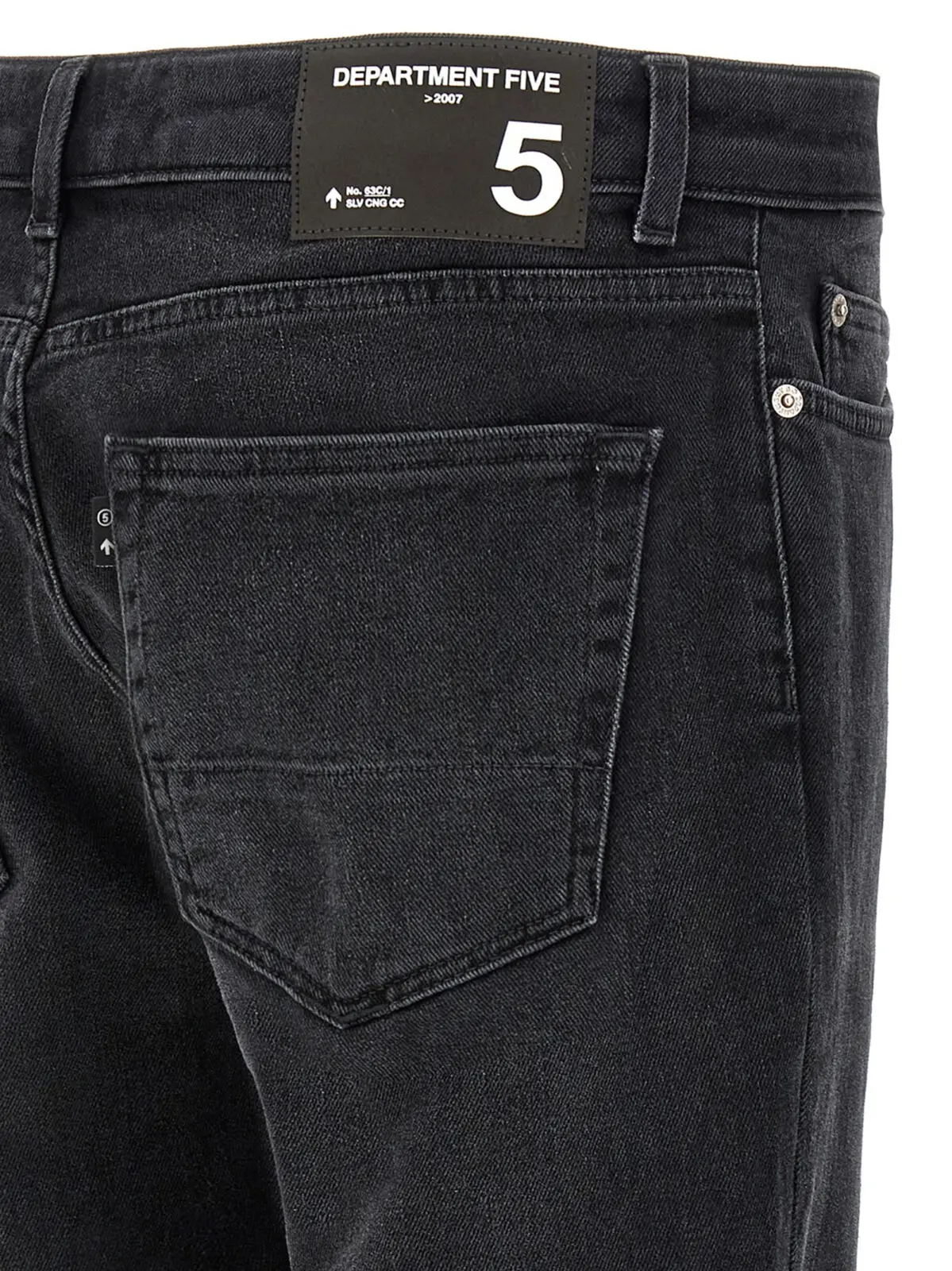 Джинси Department 5 Stone Чорні 4 'Stone' jeans 98% cotton 2% elastane DEPARTMENT 5 Black