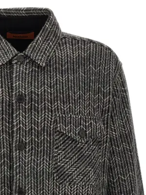 'Caperdoni' shirt Man MISSONI Gray
