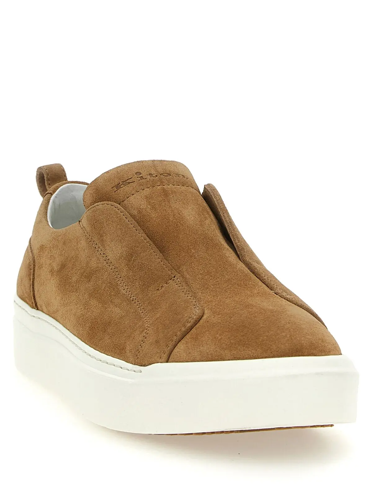 Кросівки замшеві Kiton Коричневі 2 Suede sneakers USSA279N012040700B KITON Brown