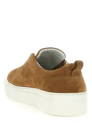 Suede sneakers Man KITON Brown