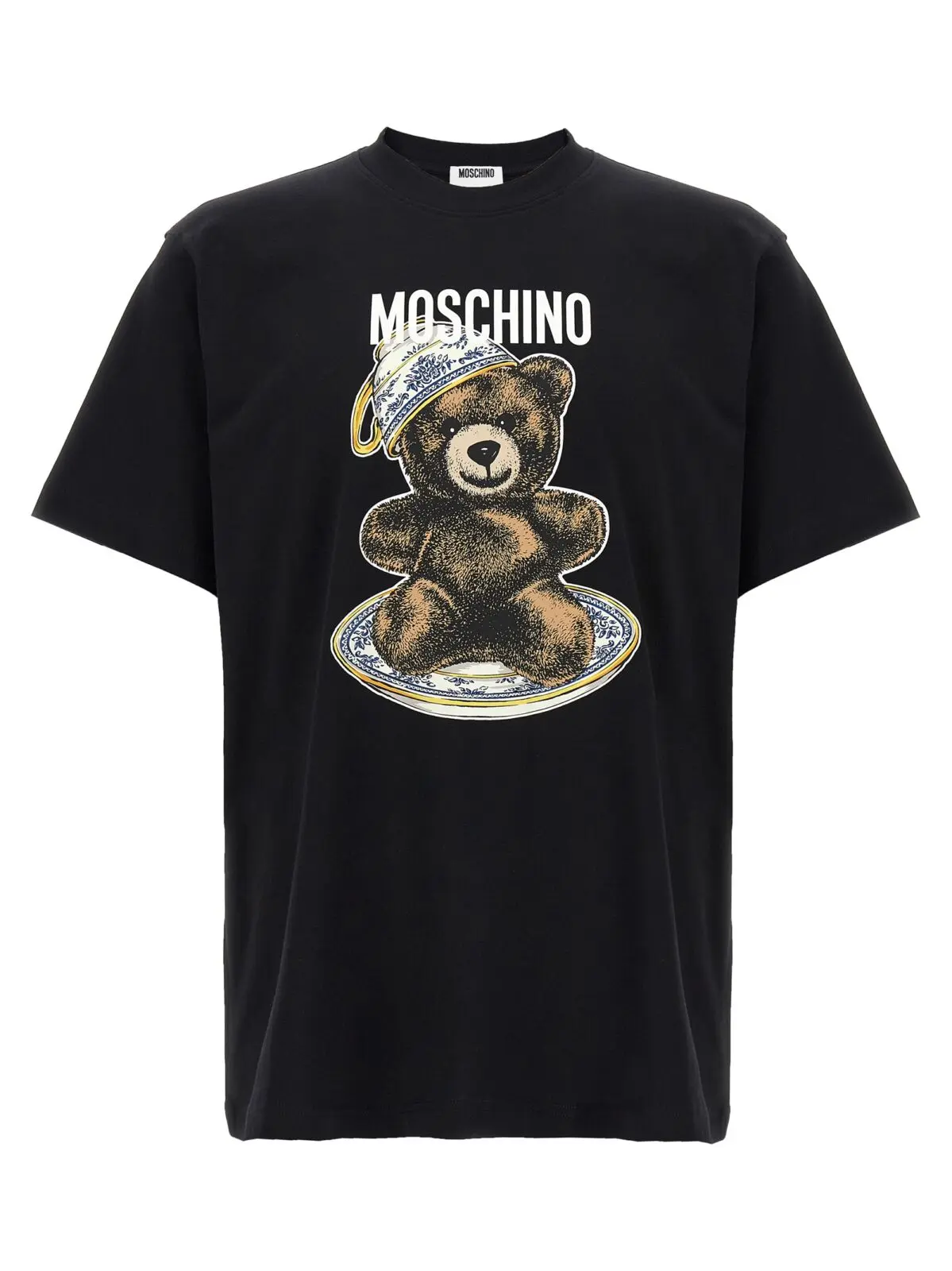 Футболка Moschino Teddy print Чорна 1 'Teddy' print T-shirt MOSCHINO Black