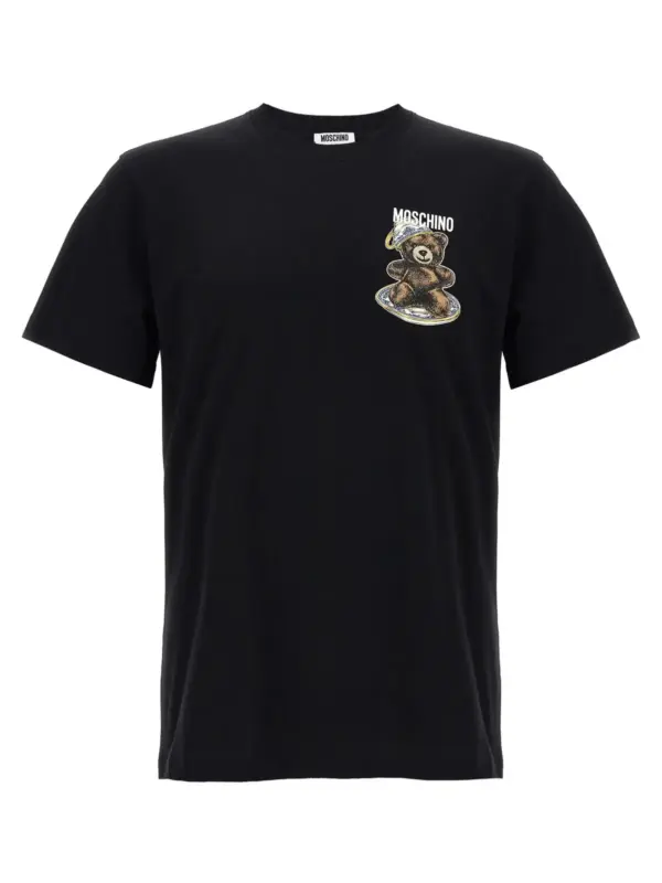 Printed T-shirt MOSCHINO Black