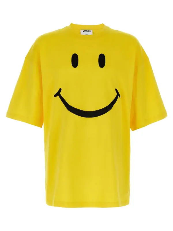 'Smiley' T-shirt MOSCHINO Yellow