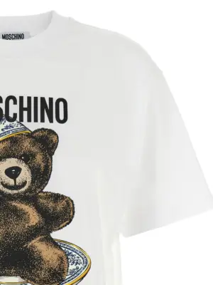 'Teddy' T-shirt Woman MOSCHINO White