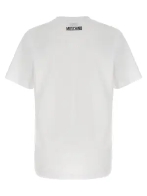 Printed T-shirt V072852411001 MOSCHINO White