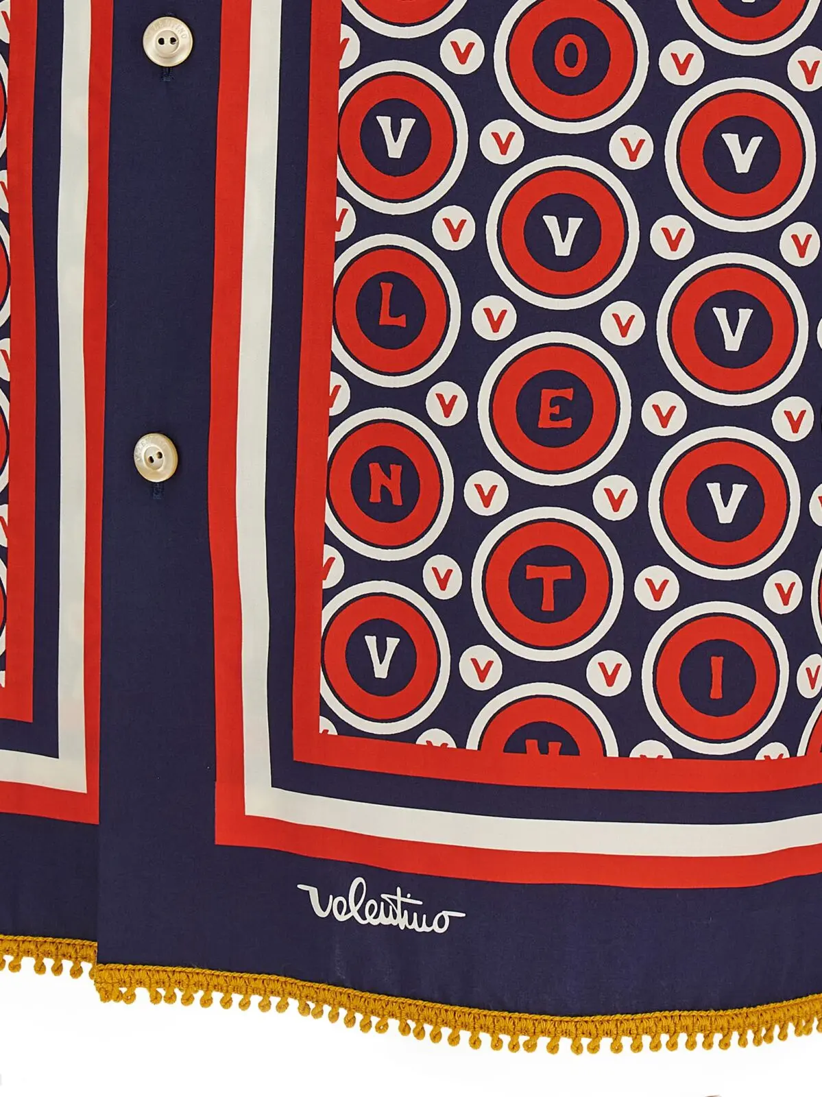 Сорочка Valentino Garavani Bulles Royales Багатокольорова 4 Valentino Garavani 'Bulles Royales' shirt 100% cotton VALENTINO GARAVANI Multicolor