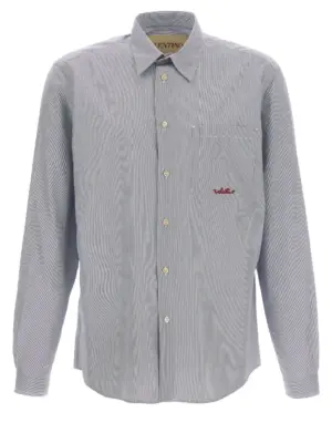 Valentino Garavani striped shirt VALENTINO GARAVANI Light Blue
