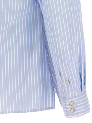 Valentino Garavani striped shirt 100% cotton VALENTINO GARAVANI Light Blue