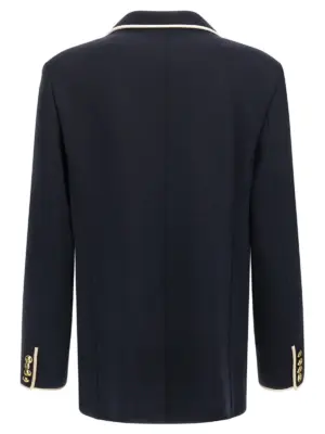 Valentino Garavani double-breasted blazer V3CEI60AWBFA8 VALENTINO GARAVANI Blue