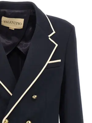 Valentino Garavani double-breasted blazer Man VALENTINO GARAVANI Blue