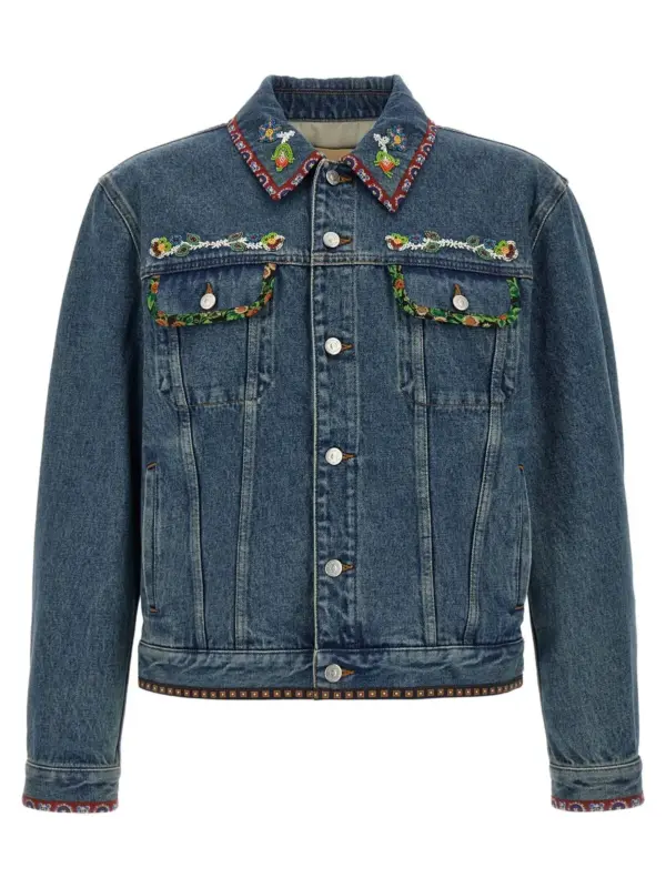 Valentino Garavani denim jacket VALENTINO GARAVANI Blue