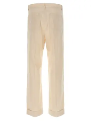 Valentino Garavani turn-up trousers V3DD03QAP105X VALENTINO GARAVANI Beige