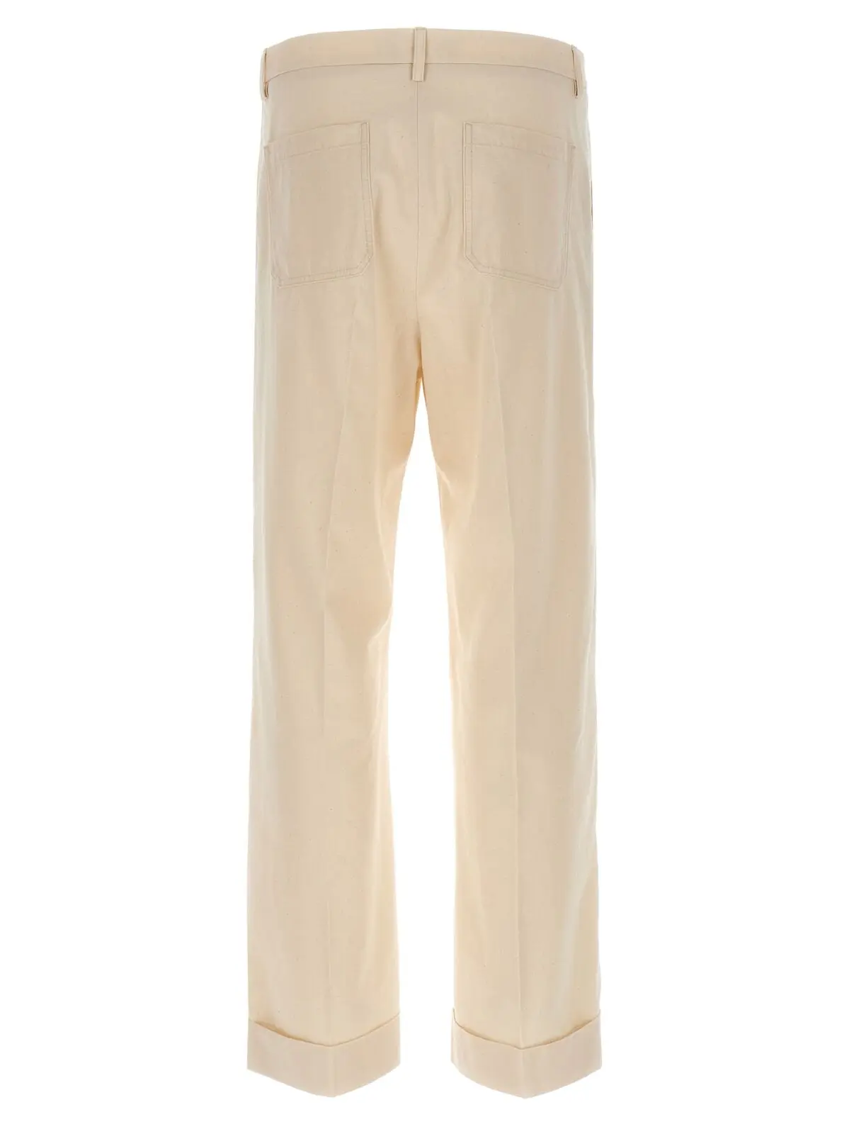 Штани Valentino Garavani з підворотом Бежеві 2 Valentino Garavani turn-up trousers V3DD03QAP105X VALENTINO GARAVANI Beige
