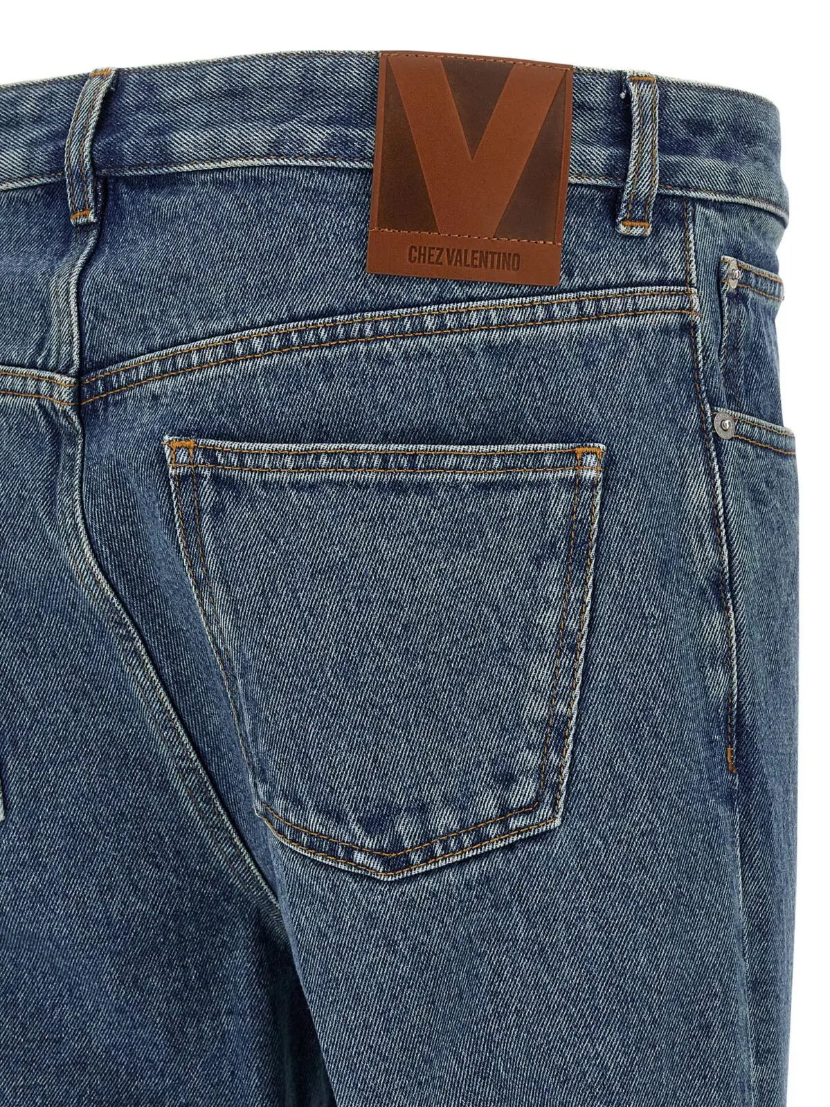 Джинси Valentino Garavani Boule Сині 4 'Boule' jeans 100% cotton VALENTINO GARAVANI Blue