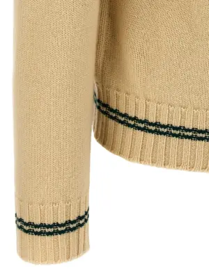 ValentinoGaravani 'Le Chien de la Maison' sweater 100% virgin wool VALENTINO GARAVANI Beige