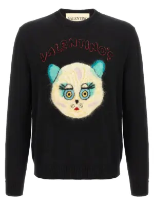 Valentino Garavani 'Le Chat de la Maison' sweater VALENTINO GARAVANI Black