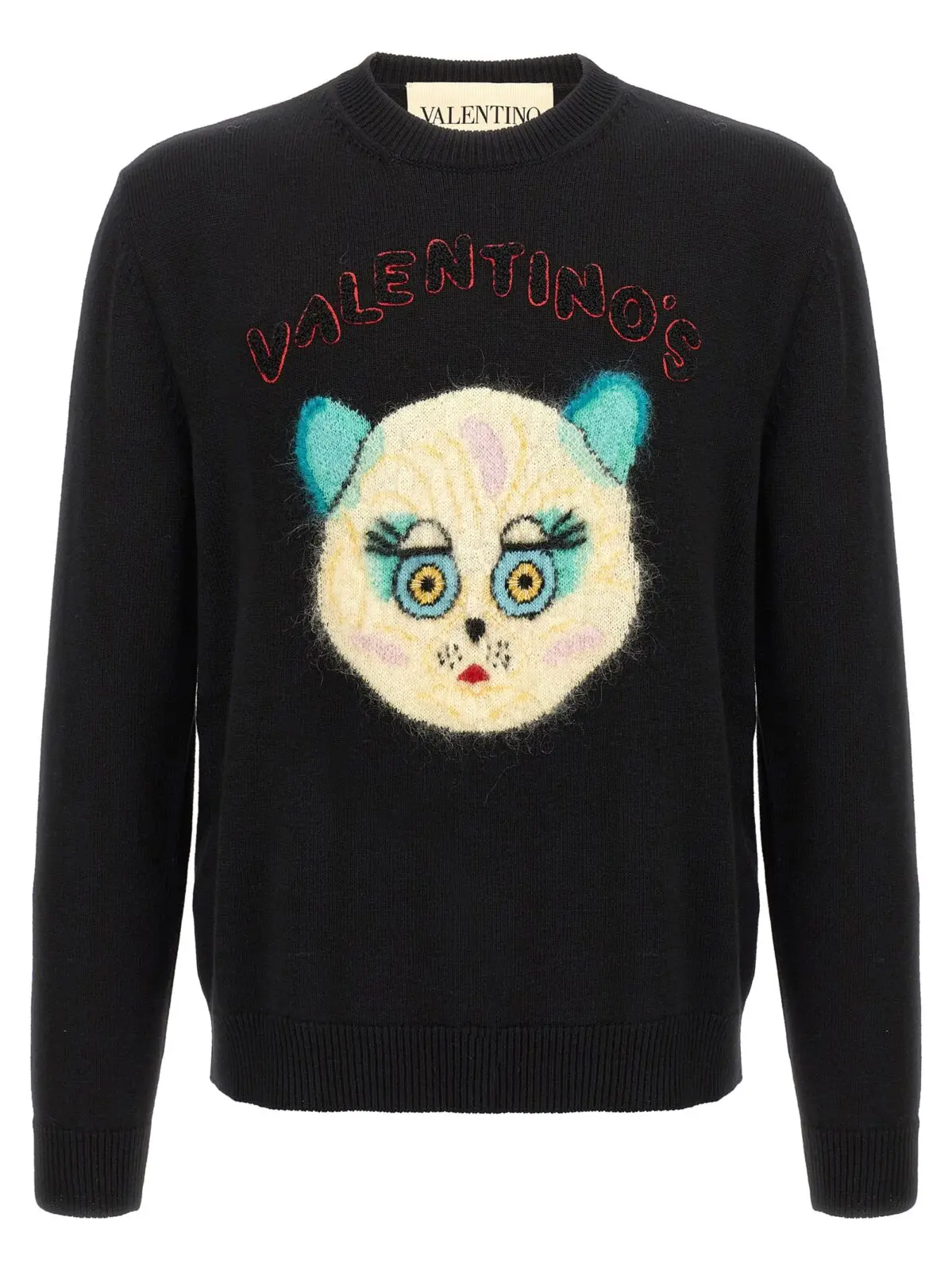 Светр Valentino Garavani Le Chat de la Maison Чорний 1 Valentino Garavani 'Le Chat de la Maison' sweater VALENTINO GARAVANI Black