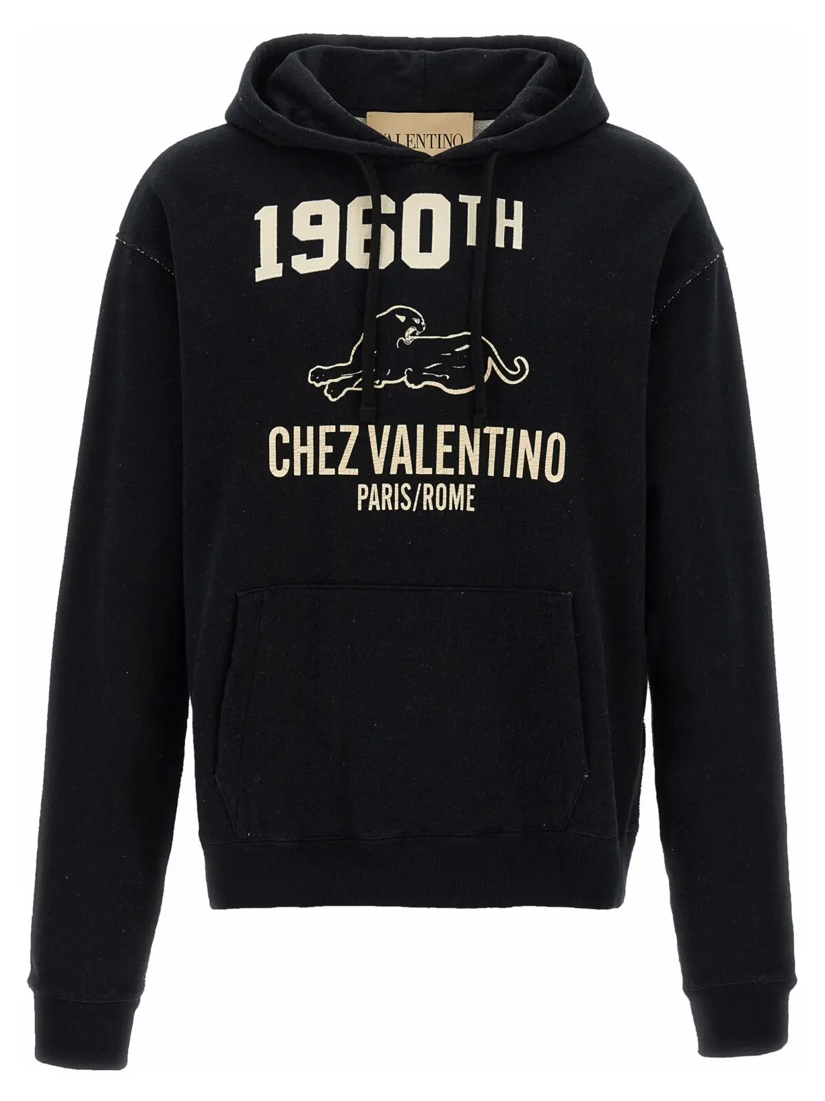 Худі Valentino Garavani з принтом Чорне 1 Printed Valentino Garavani hoodie VALENTINO GARAVANI Black