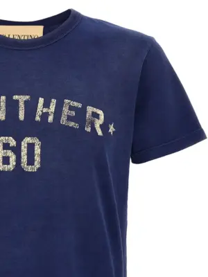 Valentino Garavani 'Panther' T-shirt Man VALENTINO GARAVANI Blue