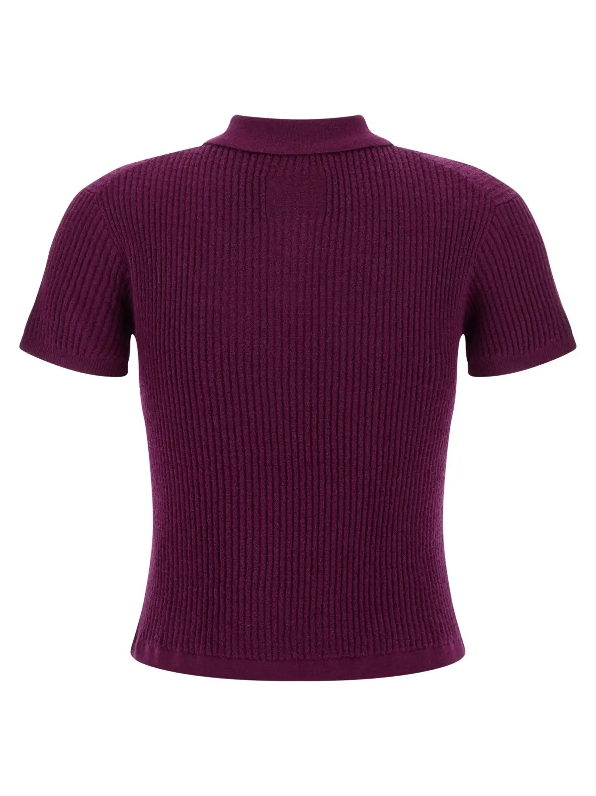Поло GUEST IN RESIDENCE Shrunken Фіолетове 2 'Shrunken' polo shirt W10111WFAUBERGINE GUEST IN RESIDENCE Purple