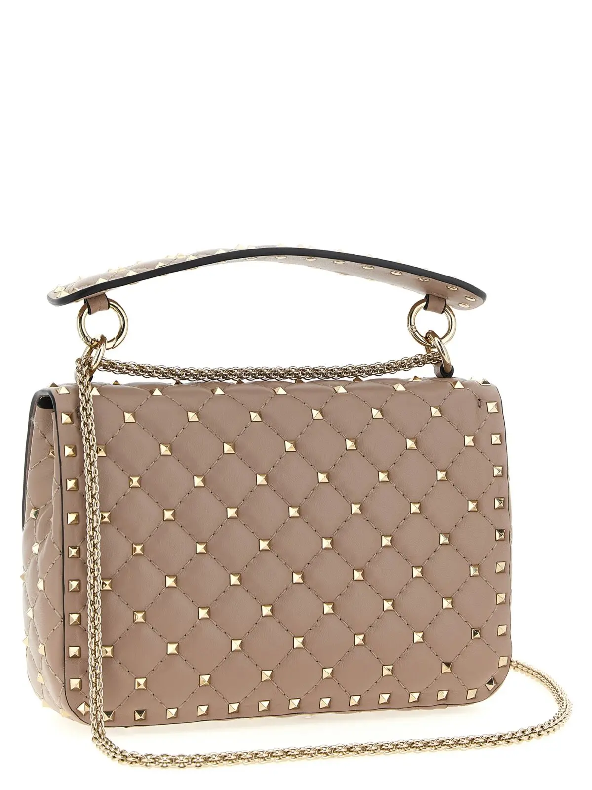 Сумка на плече Valentino Garavani Rockstud Spike Рожева 2 Valentino Garavani 'Rockstud Spike' shoulder bag W2B0122NAPP45 VALENTINO GARAVANI Pink