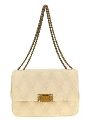 Valentino Garavani 'Quiltie 67' M shoulder bag VALENTINO GARAVANI White