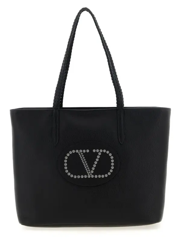 Valentino Garavani 'Nellcôte' shopping bag VALENTINO GARAVANI Black
