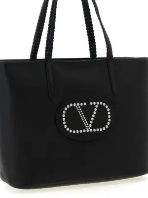 Valentino Garavani 'Nellcôte' shopping bag Woman VALENTINO GARAVANI Black