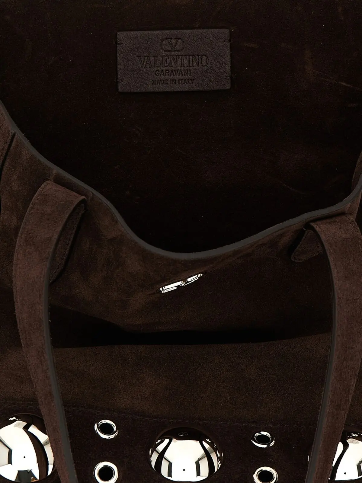 Сумка шопер Valentino Garavani Nellcôte medium Коричнева 4 Valentino Garavani 'Nellcôte' medium shopping bag 100% cow leather (Bos Taurus) VALENTINO GARAVANI Brown