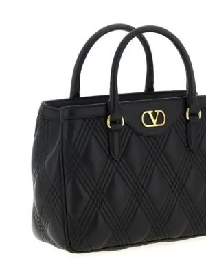 Valentino Garavani 'Quiltie 67' handbag Woman VALENTINO GARAVANI Black