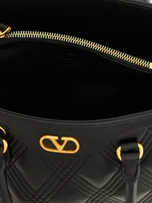 Valentino Garavani 'Quiltie 67' handbag 100% lamb leather (Ovis aries) VALENTINO GARAVANI Black